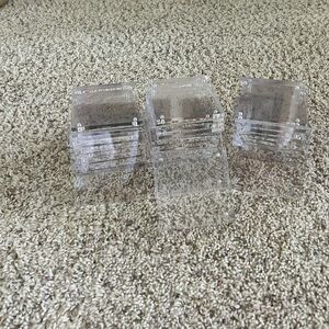 4"x4" Clear Magnetic Acrylic 2 Sided Picture Frame - 3/4" Thickness- USED ONCE